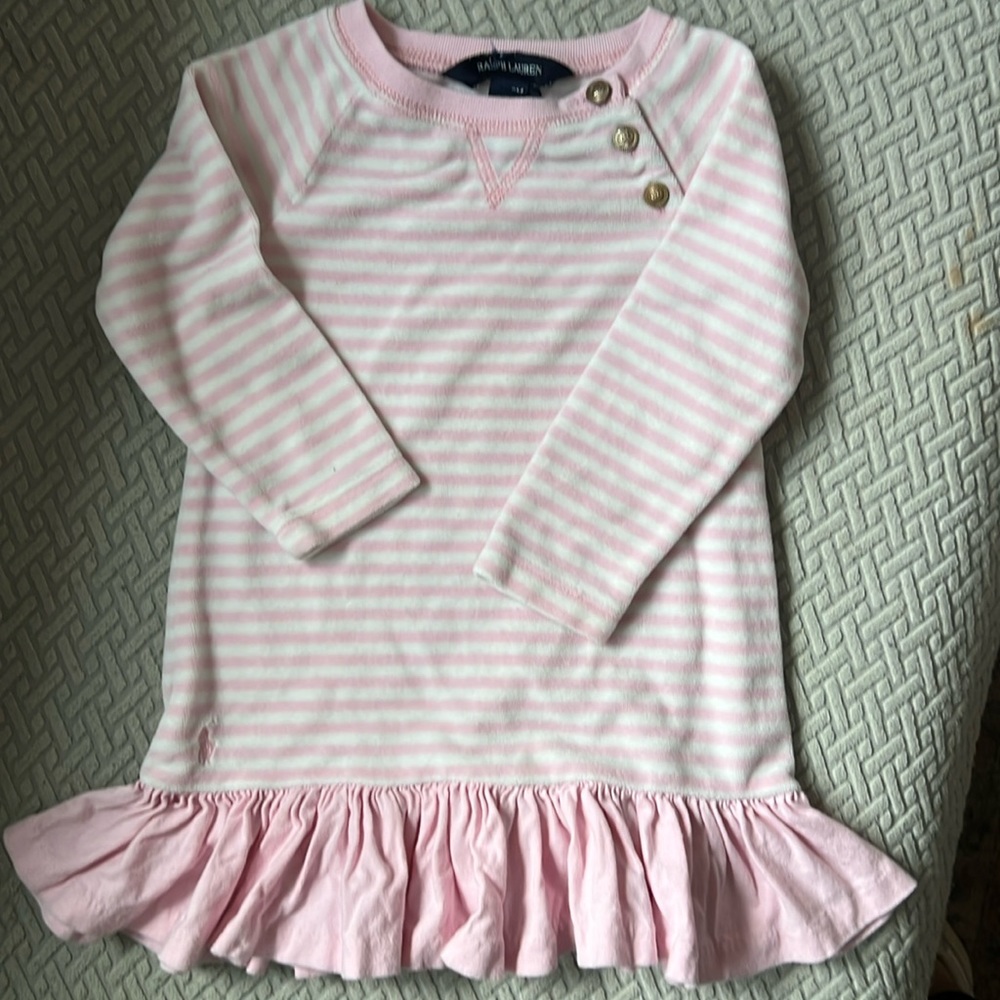 Ralph Lauren Terrycloth stripped dress